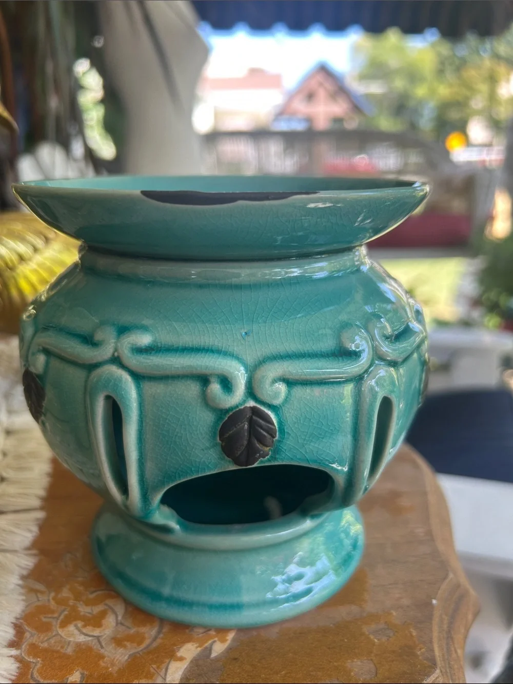 Turquoise Ceramic Wax Fragrance Warmer